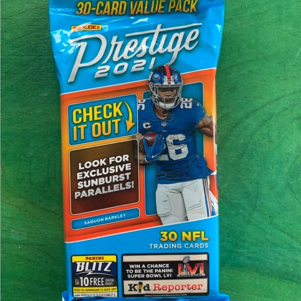 Panini Prestige 2021 NFL Trading Cards Pack